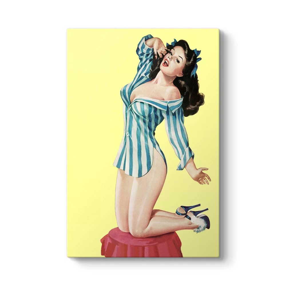 Pin Up Girl Yawn Tablosu - Model 2